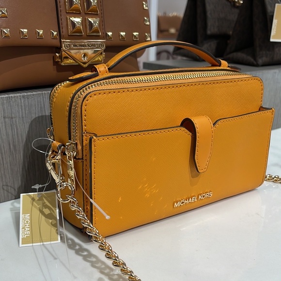 Michael Kors Handbags - Michael Kors Women Medium Double Zip Phone Crossbody
Honeycomb Multi